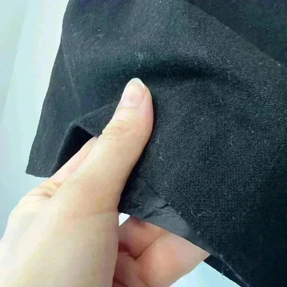 H&M Women’s Black Office Work Stylish Wool Timeless Skirt 4 Small - Picture 8 of 11